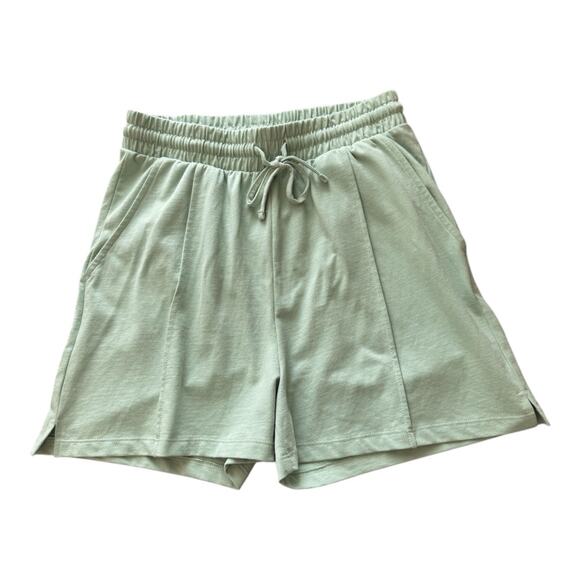 New ASOS NORDSTROM Women's Sage Green Drawstring Waistband Casual Shorts Size 4 - Picture 4 of 8
